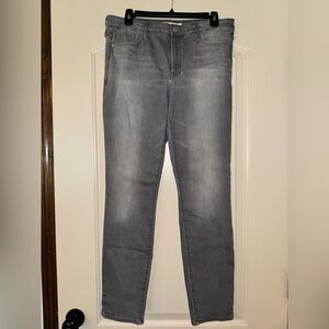 Athleta Gray Sculptek Skinny Jeans size 12